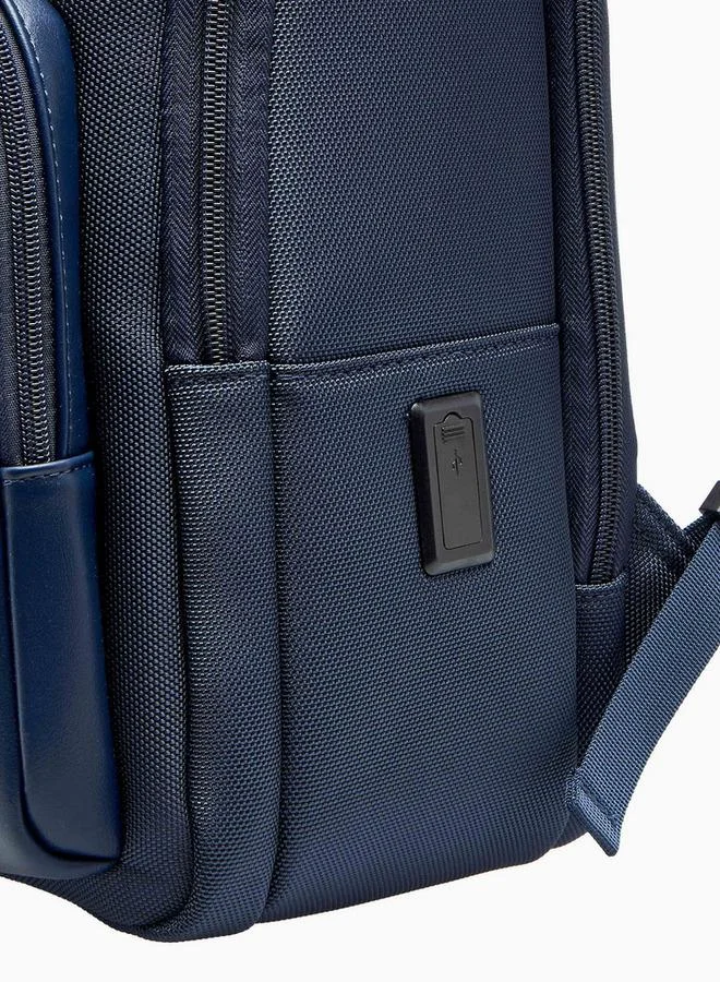دوتشيني Men Textured Backpack